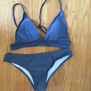 Blue bathing suit from Zaful